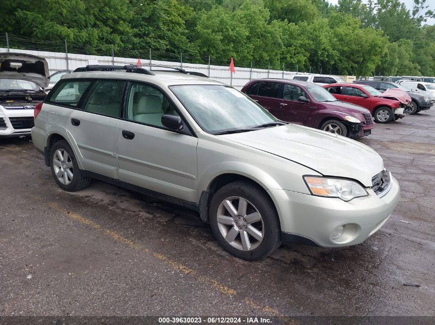 2006 Subaru Outback 2.5I VIN: 4S4BP61C367363310 Lot: 39630023