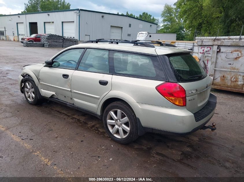 2006 Subaru Outback 2.5I VIN: 4S4BP61C367363310 Lot: 39630023