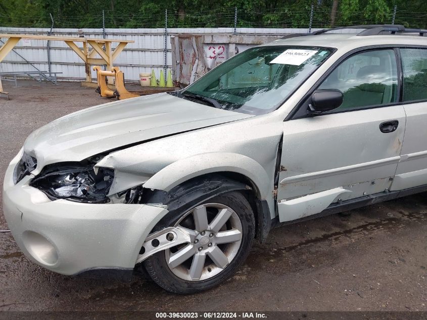 2006 Subaru Outback 2.5I VIN: 4S4BP61C367363310 Lot: 39630023