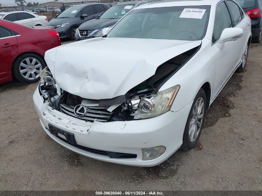 2012 Lexus Es 350 VIN: JTHBK1EG0C2473578 Lot: 39630040