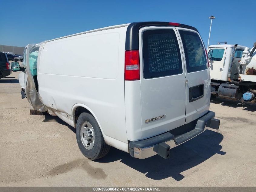 2019 Chevrolet Express 2500 Work Van VIN: 1GCWGAFG1K1279830 Lot: 39630042