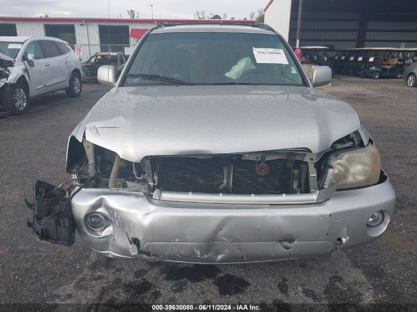 2005 Toyota Highlander VIN: JTEGD21A850112215 Lot: 39630088