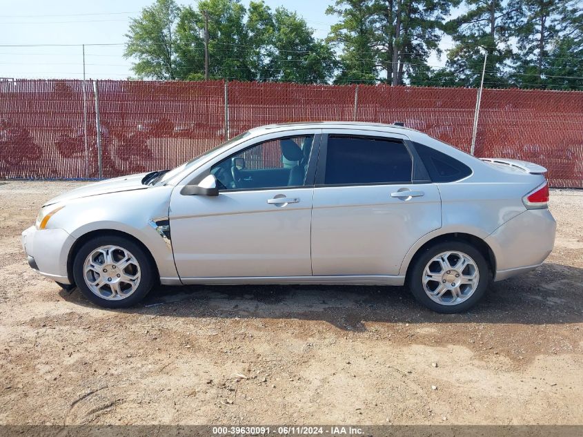 2008 Ford Focus Se/Ses VIN: 1FAHP35N98W214293 Lot: 39630091