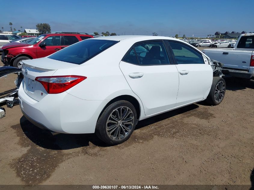 2016 Toyota Corolla S Plus VIN: 2T1BURHE4GC618634 Lot: 39630107