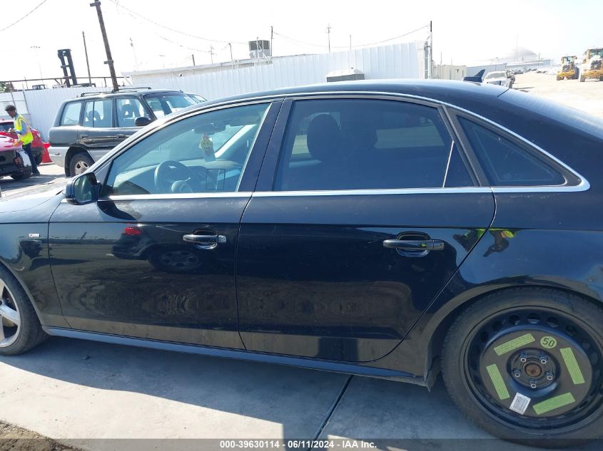 2012 Audi A4 2.0T Premium VIN: WAUHFAFL6CN013820 Lot: 39630114