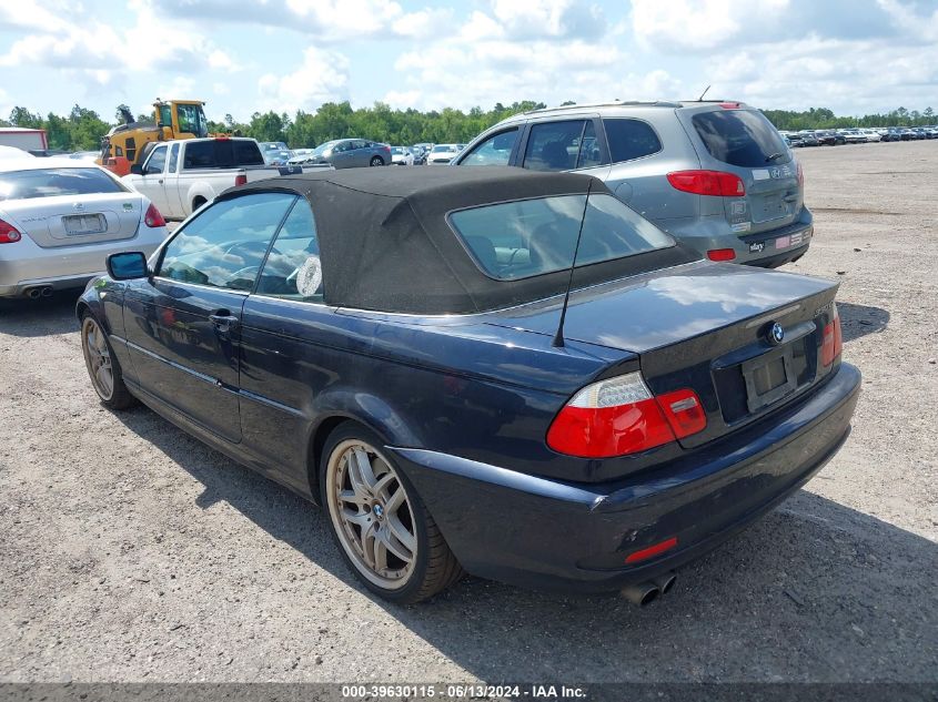 2005 BMW 330Ci VIN: WBABW53475PL52586 Lot: 39630115