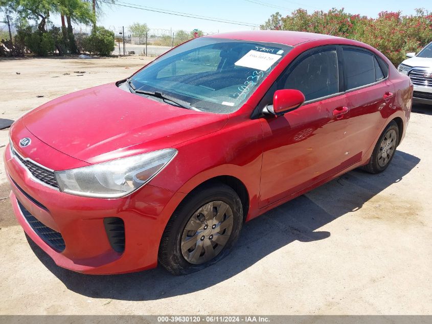 2020 Kia Rio S VIN: 3KPA24AD6LE303335 Lot: 39630120