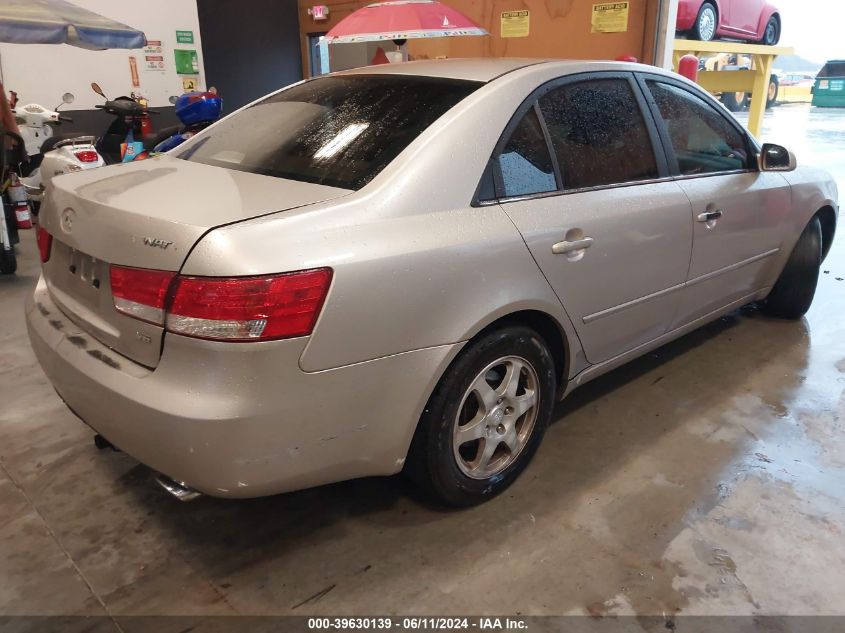 2006 Hyundai Sonata Gls V6/Lx V6 VIN: 5NPEU46F16H146738 Lot: 39630139