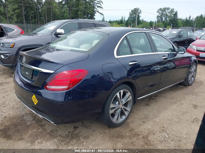 2016 Mercedes-Benz C 300 Luxury/Sport VIN: 55SWF4JB0GU143959 Lot: 39630141