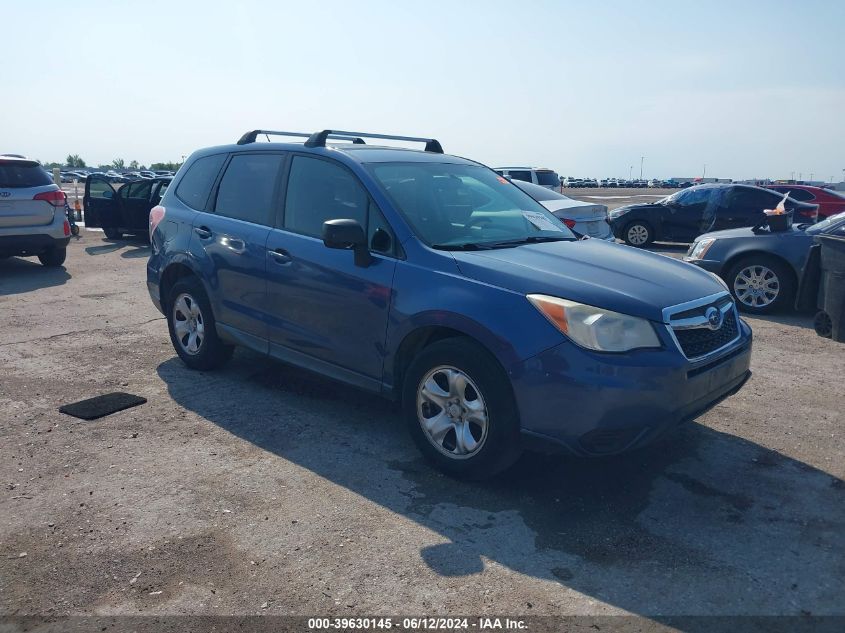 2014 Subaru Forester 2.5I VIN: JF2SJAAC5EH485623 Lot: 39630145