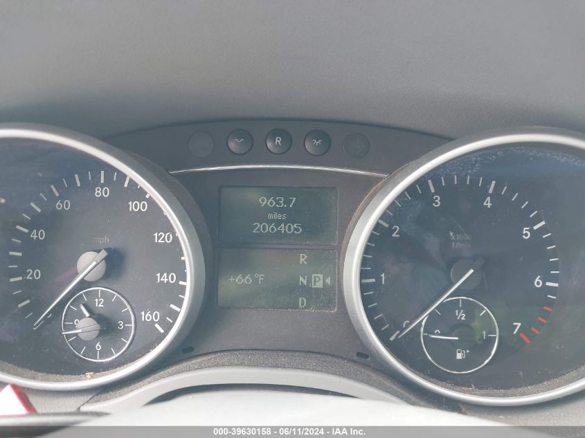 2007 Mercedes-Benz Ml 350 4Matic VIN: 4JGBB86E57A198191 Lot: 39630158