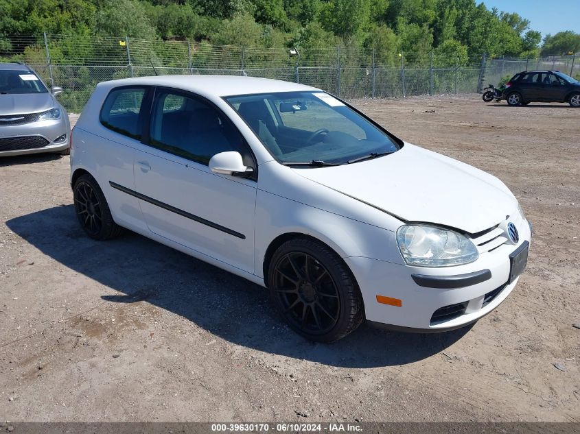 2009 Volkswagen Rabbit S VIN: WVWBB71K49W076259 Lot: 39630170