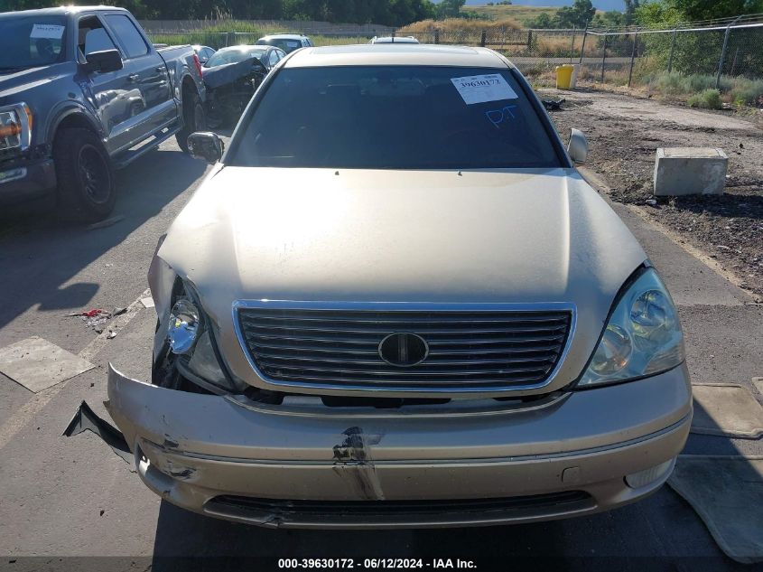 2001 Lexus Ls 430 VIN: JTHBN30F510039764 Lot: 39630172