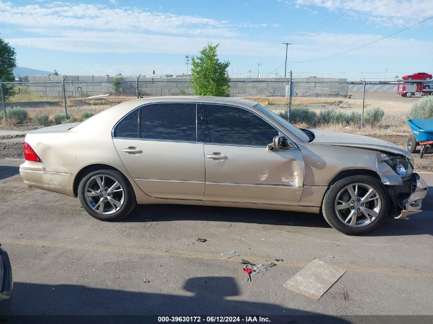 2001 Lexus Ls 430 VIN: JTHBN30F510039764 Lot: 39630172