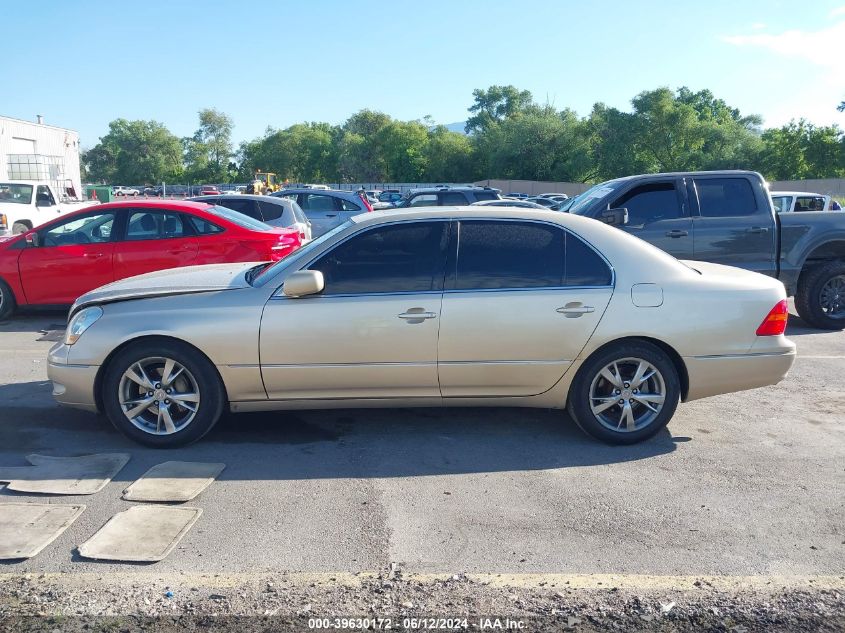 2001 Lexus Ls 430 VIN: JTHBN30F510039764 Lot: 39630172