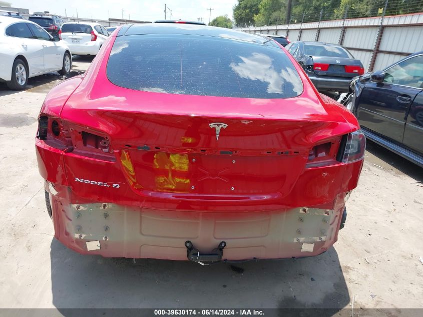 2016 Tesla Model S 60D/70D/75D/85D/90D VIN: 5YJSA1E26GF155332 Lot: 39630174