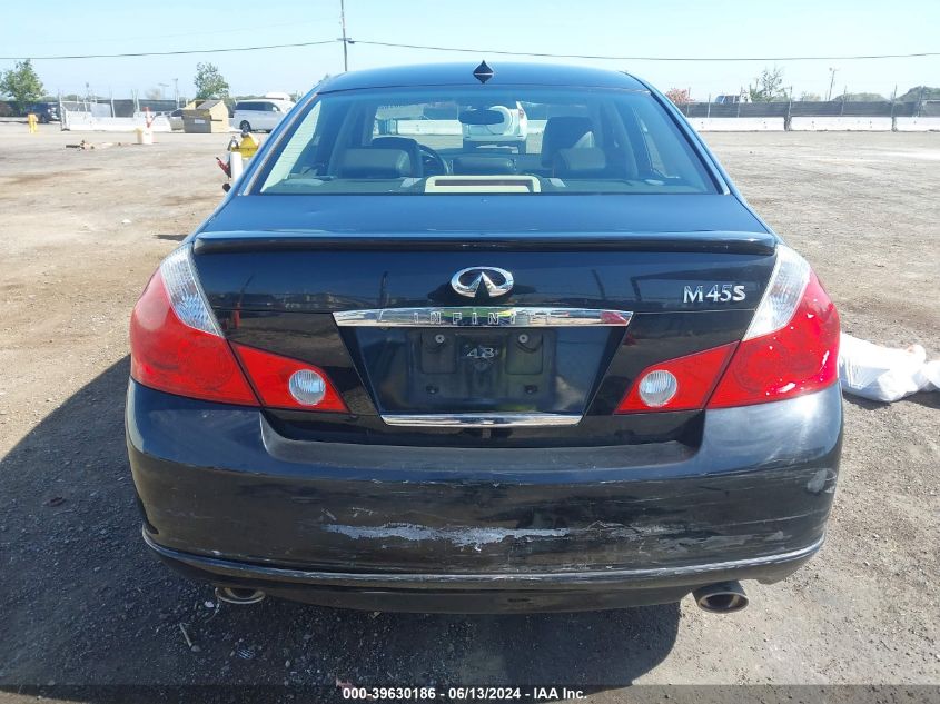 2006 Infiniti M45 Sport VIN: JNKBY01E66M203955 Lot: 39630186