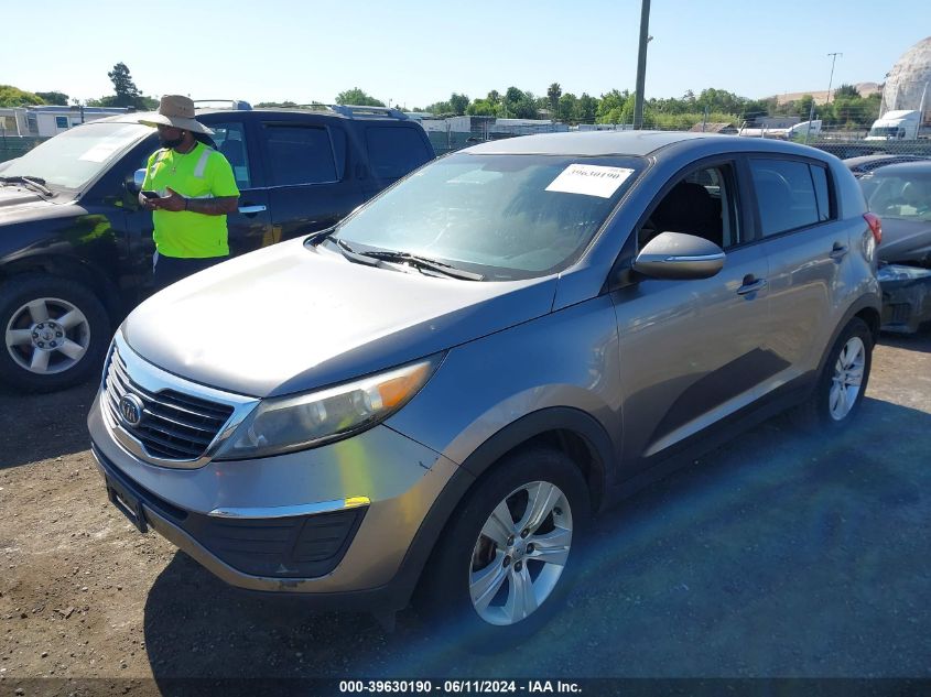 2012 Kia Sportage Lx VIN: KNDPB3A29C7333951 Lot: 39630190