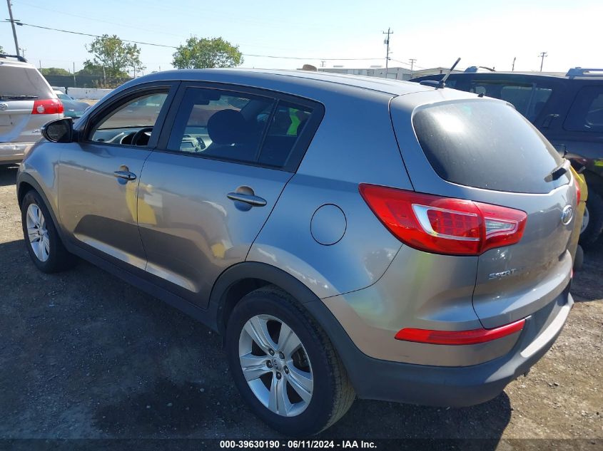 2012 Kia Sportage Lx VIN: KNDPB3A29C7333951 Lot: 39630190