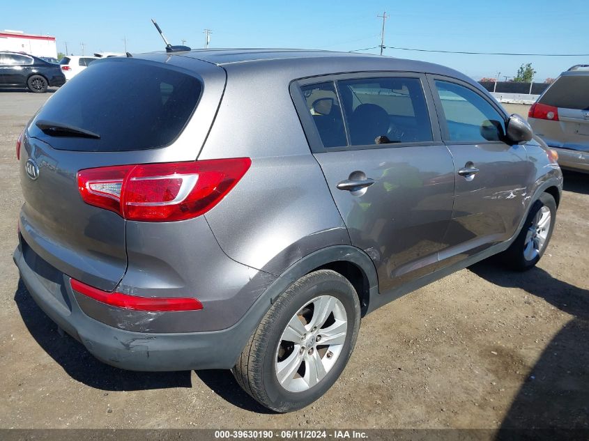 2012 Kia Sportage Lx VIN: KNDPB3A29C7333951 Lot: 39630190