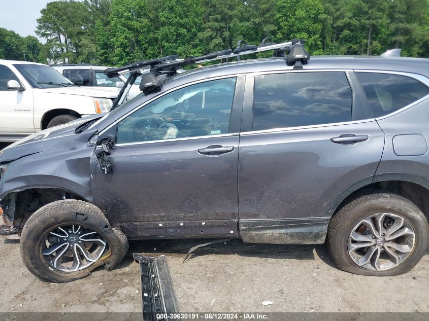 2022 Honda Cr-V Awd Ex VIN: 2HKRW2H53NH621325 Lot: 39630191