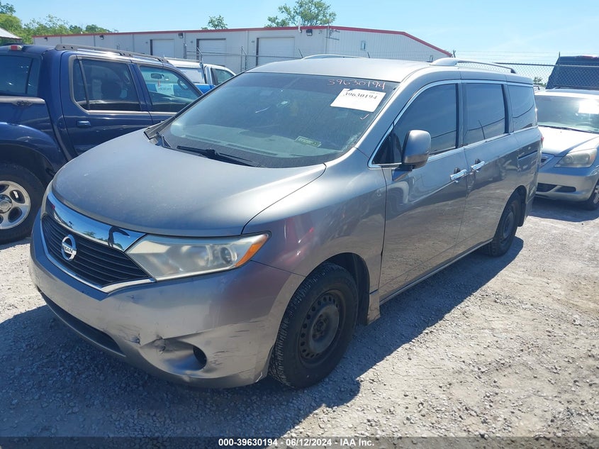 2011 Nissan Quest S VIN: JN8AE2KP6B9012152 Lot: 39630194