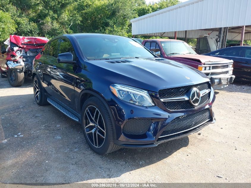 2019 Mercedes-Benz Amg Gle 43 Coupe 4Matic VIN: 4JGED6EB8KA141639 Lot: 39630215