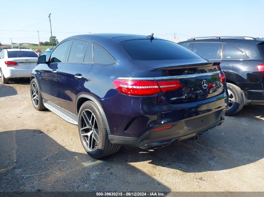 2019 Mercedes-Benz Amg Gle 43 Coupe 4Matic VIN: 4JGED6EB8KA141639 Lot: 39630215