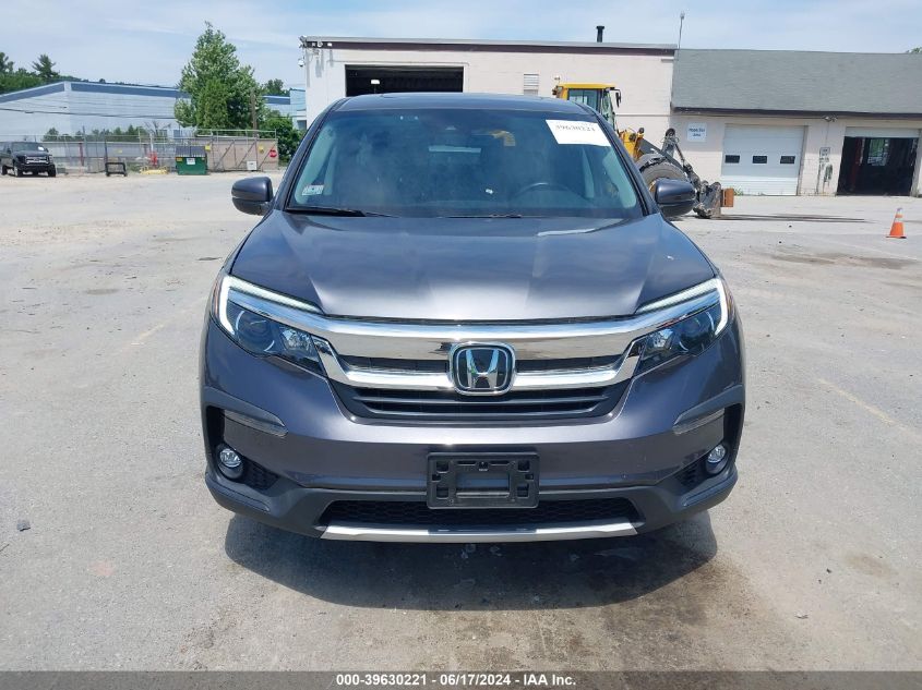 2019 Honda Pilot Ex-L VIN: 5FNYF6H55KB087323 Lot: 39630221