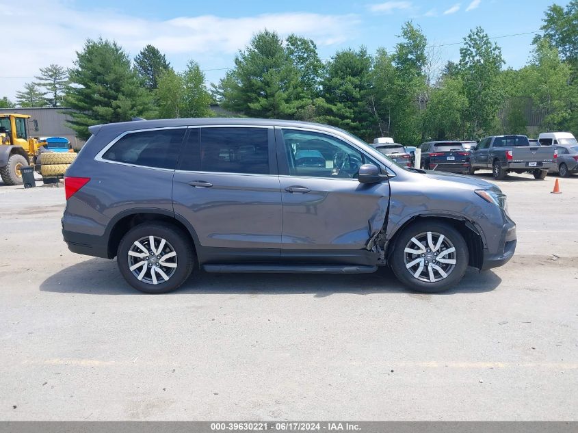 2019 Honda Pilot Ex-L VIN: 5FNYF6H55KB087323 Lot: 39630221