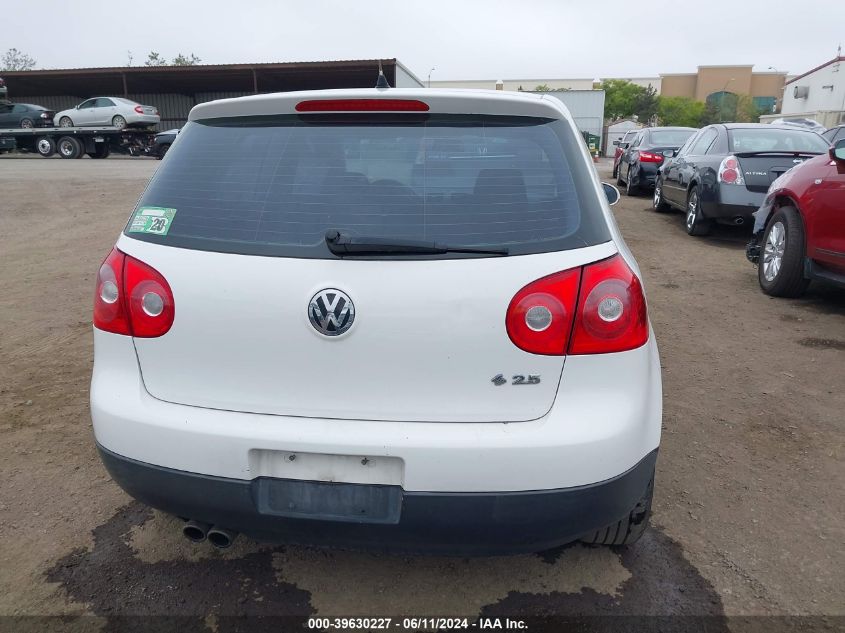 2009 Volkswagen Rabbit S VIN: WVWBB71K29W013841 Lot: 39630227