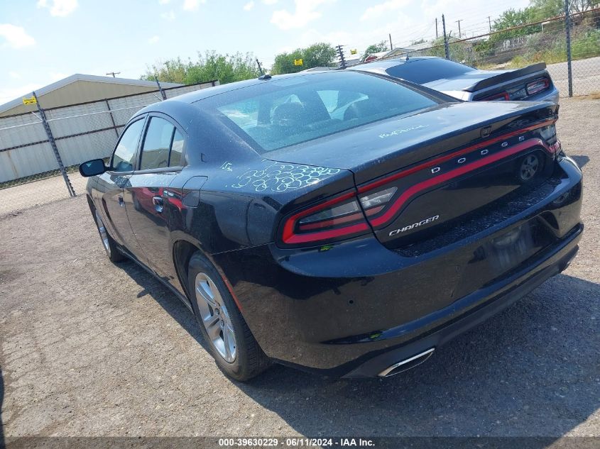 2022 Dodge Charger Sxt Rwd VIN: 2C3CDXBG9NH132962 Lot: 39630229