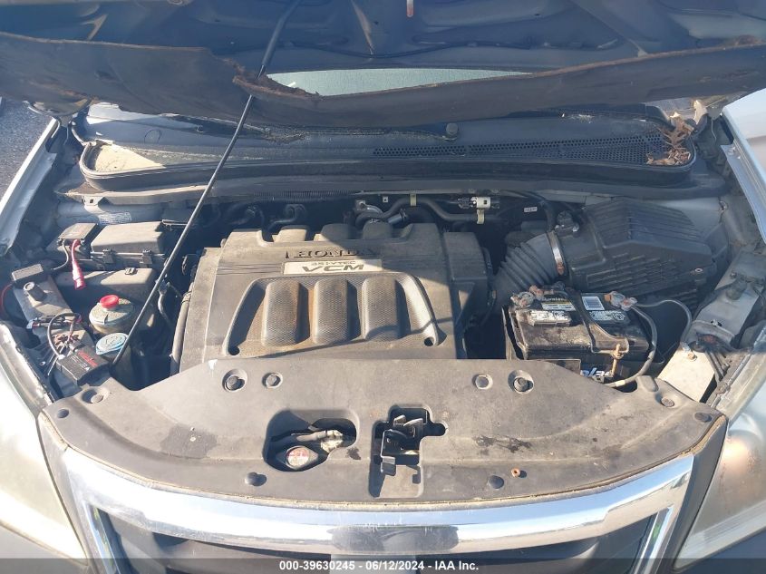 2010 Honda Odyssey Ex-L VIN: 5FNRL3H63AB075450 Lot: 39630245