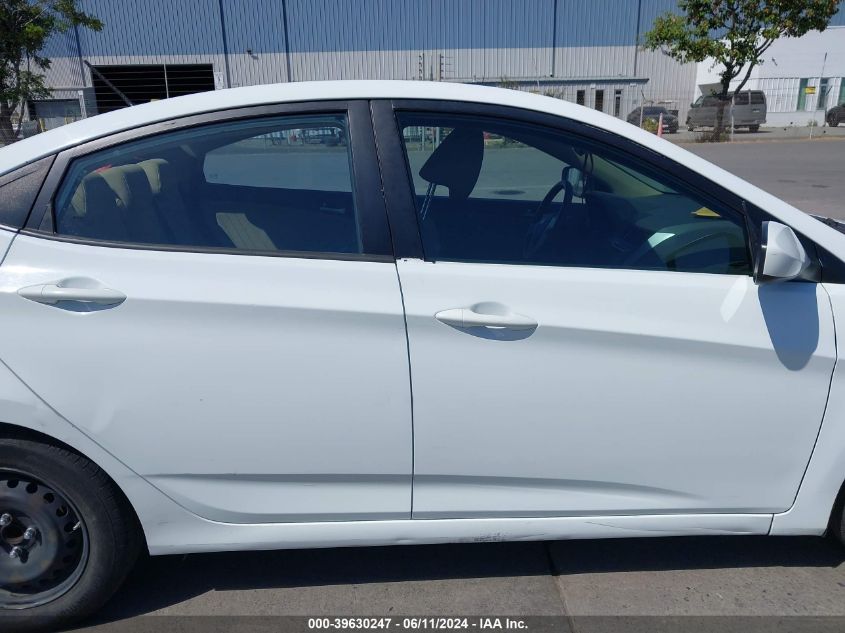 2013 Hyundai Accent Gls VIN: KMHCT4AE1DU369109 Lot: 39630247