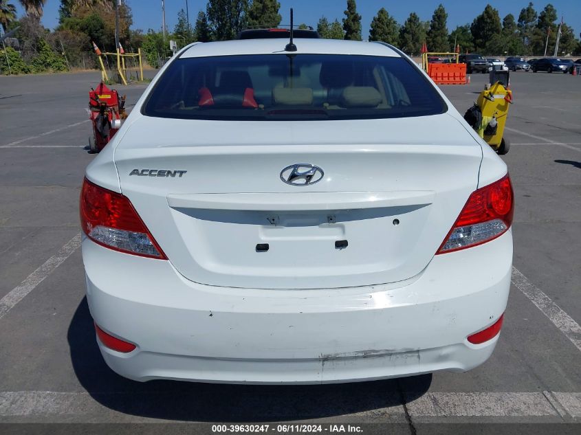 2013 Hyundai Accent Gls VIN: KMHCT4AE1DU369109 Lot: 39630247