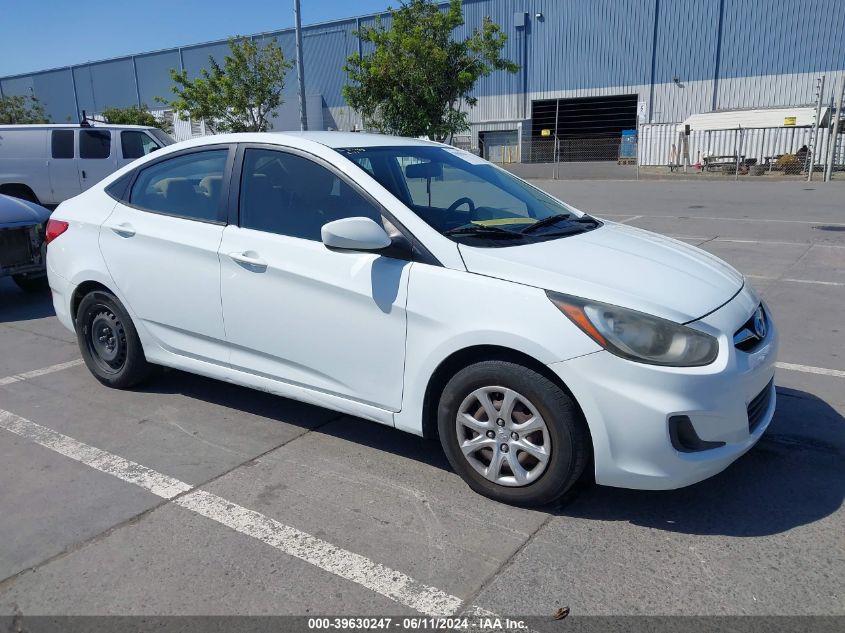 2013 Hyundai Accent Gls VIN: KMHCT4AE1DU369109 Lot: 39630247