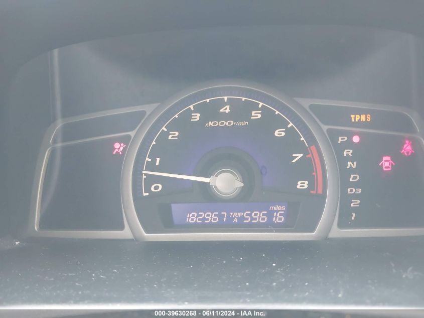 2010 Honda Civic Lx VIN: 2HGFA1F52AH329393 Lot: 39630268