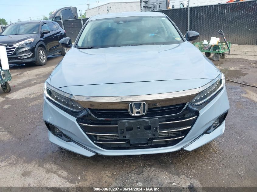 2021 Honda Accord Sport Special Edition VIN: 1HGCV1F40MA031233 Lot: 39630297