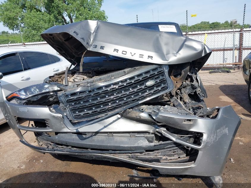 2017 Land Rover Range Rover 3.0L V6 Turbocharged Diesel Hse Td6 VIN: SALGS2FK5HA376186 Lot: 39630313