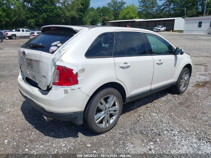 2013 Ford Edge Sel VIN: 2FMDK3JC4DBC24927 Lot: 39630321