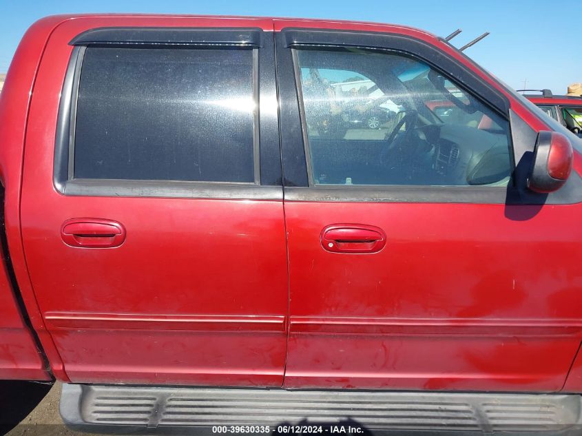 2002 Ford F150 Supercrew VIN: 1FTRW08L62KD085 Lot: 39630335