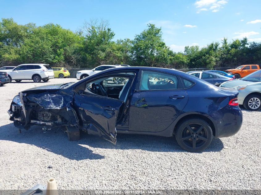 2013 Dodge Dart Sxt VIN: 1C3CDFBA4DD322086 Lot: 39630342