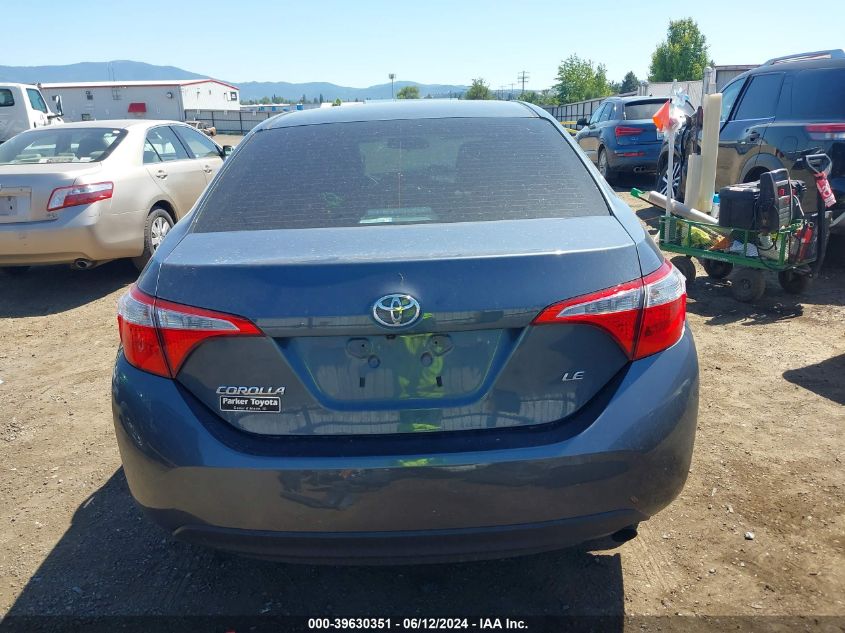 2016 TOYOTA COROLLA LE - 2T1BURHE1GC652871