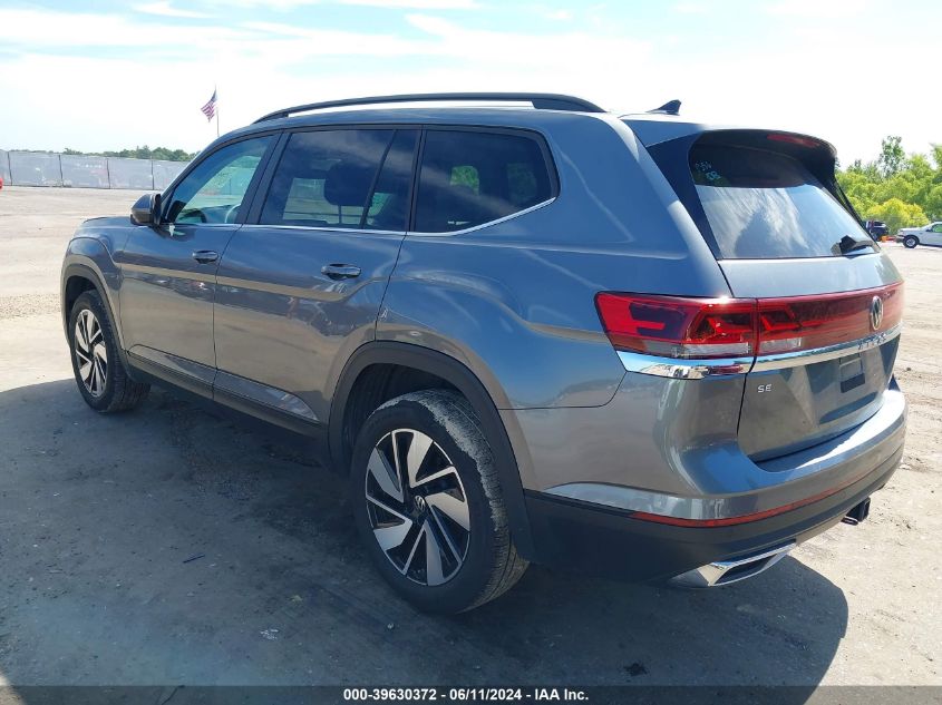 2024 Volkswagen Atlas 2.0T Se W/Technology VIN: 1V2WR2CA5RC526926 Lot: 39630372