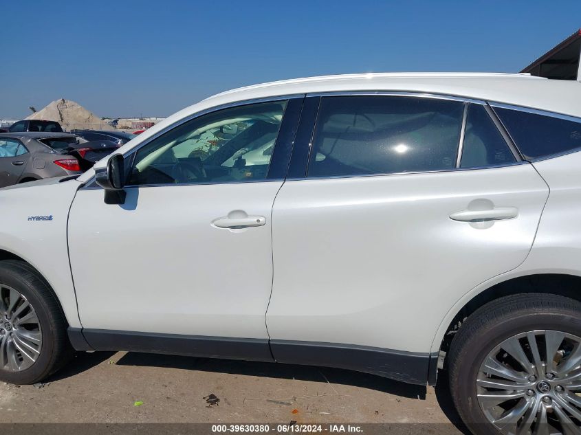 2021 Toyota Venza Xle VIN: JTEAAAAH0MJ034110 Lot: 39630380