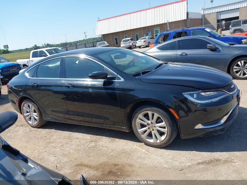 2016 Chrysler 200 Limited VIN: 1C3CCCAB7GN152154 Lot: 39630382