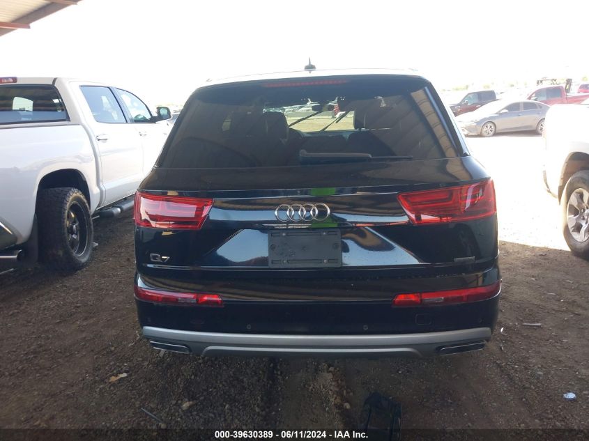 2017 Audi Q7 2.0T Premium VIN: WA1LHAF74HD051872 Lot: 39630389