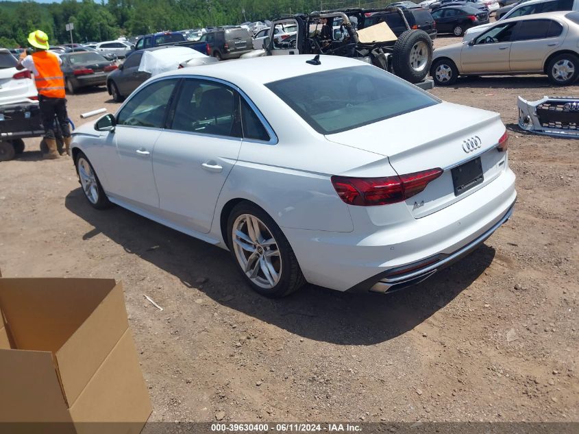 2023 Audi A4 Premium Plus 45 VIN: WAUEAAF43PN010373 Lot: 39630400