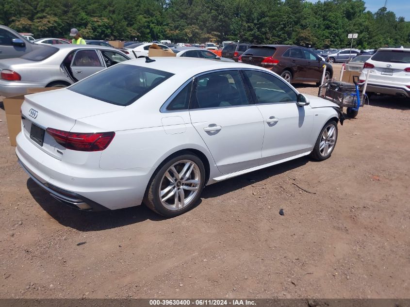 2023 Audi A4 Premium Plus 45 VIN: WAUEAAF43PN010373 Lot: 39630400