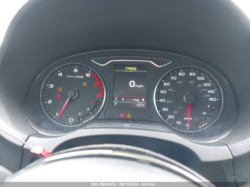 2015 Audi A3 2.0T Premium VIN: WAUEFGFFXF1067083 Lot: 39630433